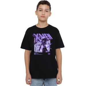 mandarin creative ltd X-Men Jean Grey Info Unisex Kids T-shirt, zwart, 7-8 jaar, Zwart, 7-8 jaar