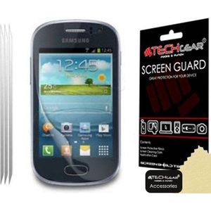 Techgear Clear LCD Screen Protector voor Samsung Galaxy Fame S6810 (Pack van 3)