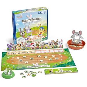 Learning Resources Bunny Brunch Gezelschapsspel, vanaf 3 jaar, kleuterspelletjes, wiskunde spelletjes voor kinderen, kleuterklas spelletjes, patroonvaardigheden, 2-4 spelers
