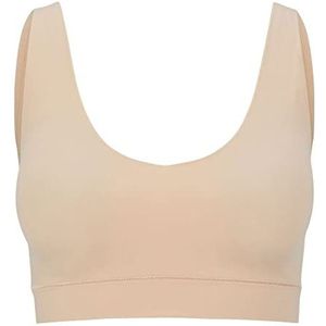HUGO Dames Laser Cut Bralette, Lichtbeige271, L