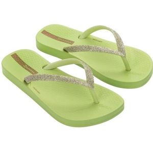 Ipanema Baby meisje Ant Lolita Kids Flip-Flop, Groen glitter goud, 25/26 EU