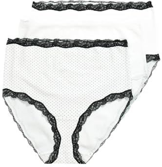 Ulla Popken - Maxi-brief - Wit - Set van 3 - Grote Maten
