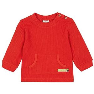 loud + proud Unisex sweatshirt met wafelstructuur voor kinderen, GOTS-gecertificeerd T-shirt, koper (copper), 62/68 cm