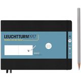 LEUCHTTURM1917 362366 Schetsboek Landscape (A5), hardcover, 112 pagina's (150 g/m²), zwart