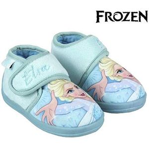 Cerdá Meisjes Zapatillas de Casa Media Bota Frozen Slippers, Blauw (Azul C37), 6 UK