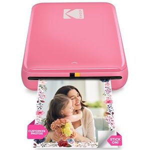 KODAK Step Instant Photo Printer met Bluetooth/NFC, 5,1 x 7,6 cm ZINK-fotopapier en KODAK-app voor iOS en Android (Roze)