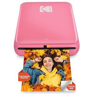KODAK - Step - Draagbare Mini Printer - Roze - Zink 2x3” Plakfoto's