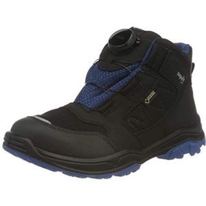 Superfit Jupiter sneakers voor jongens, zwart blauw 0000, 35 EU Schmal