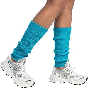 Boland - Beenwarmers voor volwassenen, effen kleur, one size, handschoenen, sokken, overknees, jaren 80, kostuum, carnaval, themafeest