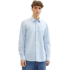 TOM TAILOR Denim Herenhemd, 13302 - Licht Metaal Blauw, XL