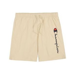 Champion Men's Legacy - Strandshorts met groot logo, beige (MS091), L, Beige (Ms091), L