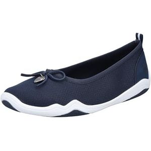 Rieker - 45250 - Ballerina - Blauw - Veganistisch - Verwisselbare Binnenzool