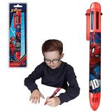 SRV Hub Spiderman Kleurpen voor jongens | 6 kleuren geschenkpennen voor kinderen | Gel Pen Feestartikelen, prijzen voor kinderen | Feestartikelen voor kinderen Verjaardag 3+Jaar