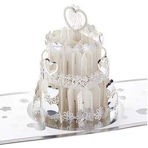 Hallmark Signature Paper Wonder Pop Up Engagement, Bruids Douche, Bruiloft Kaart (Wedding Cake) (1299RZH1136)