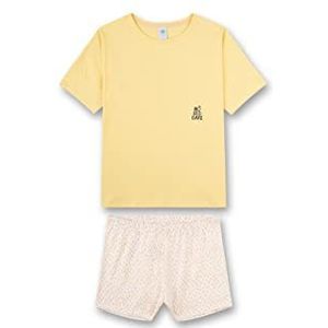 Sanetta Meisjes 245431 Pyjamaset, Pale Banana, 128, geel (pale banana), 128 cm