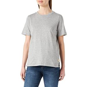 Springfield T-shirt met korte mouwen voor dames, Medium Grijs, XS