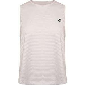 Dare 2b Meditate Crop Top T-shirt voor dames, Wit, 34