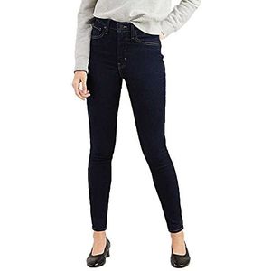 Levi's Mile High Super Skinny dames Jeans, Donkerblauw, 24W / 32L