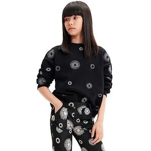 Desigual Ivy Sweater voor meisjes, zwart, 4 Jaren