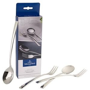 Villeroy & Boch - Daily Line, Specials spaghetti-set, 4-dlg., voor tot 2 personen, Roestvrij Staal