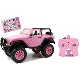 Dickie RC Jeep Wrangler Roze