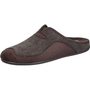 Manitu Home Heren 220078-02 pantoffels, bruin (2), 43 EU, bruin 2, 43 EU