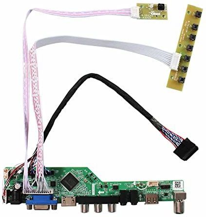 VGA USB LCD Controller Board - 40 pin - Voor 17.3 inch - 1600x900 LVDs LCD-scherm