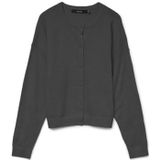 VERO MODA - VMMARINA - Gebreid Vest - Donkergrijs