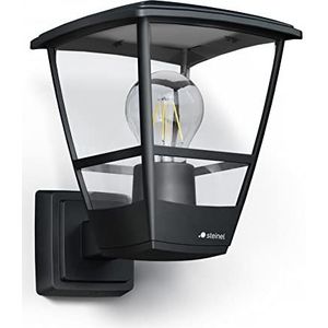 Steinel Outdoor wandlamp L 10 zwart, klassieke wandlamp, E27, lantaarn voor entree, tuin en terras