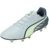 PUMA King Match - Voetbalschoenen - Lichtgrijs Donkergrijs Lichtgroen