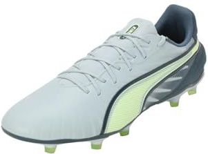 PUMA King Match - Voetbalschoenen - Lichtgrijs Donkergrijs Lichtgroen