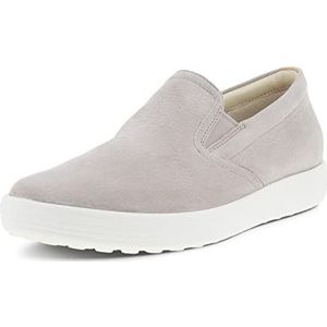 ECCO Dames Soft 7 Casual Slip on Sneaker, Grijze Roos/Poeder, 4-4.5 US