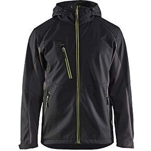 Blaklader 475325169933M softshell jas, zwart/geel, maat M