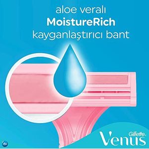 Gillette Simply Venus 2 wegwerpscheerapparaat voor dames, 10 stuks