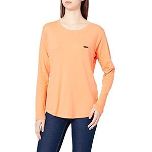 alife & kickin Dames Leaak A T-shirt, oranje (papaya), M