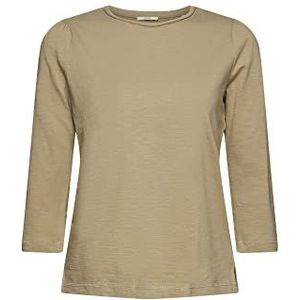 ESPRIT Dames 072EE1K319 T-shirt, 265/PALE Kaki, XL