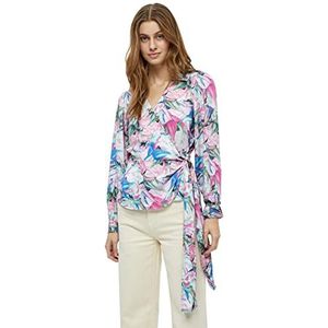 Minus Mercy Wrap Blouse | Roze Blouses Voor Dames UK | Lente Dames Tops | Maat 6