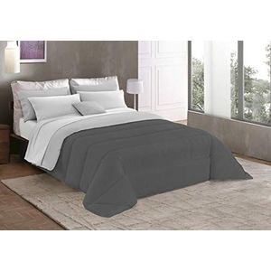Italian Bed Linen Basic winterdekbed, dubbel, lichtgrijs