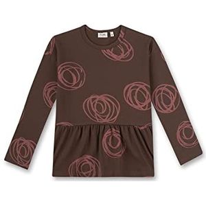 Sanetta Meisjes 10910 Shirt, Brown, 140