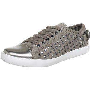 s.Oliver Casual sneakers voor dames, Grijze Grau Taupe Kam 349, 38 EU