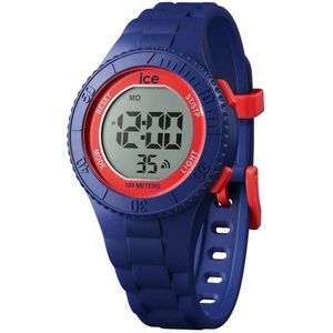 Ice-Watch - ICE digit Blue red - Blauw jongenshorloge met plastic bandje - 021271 (Small)