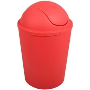 MSV AKO vuilnisemmer 5,5 l met rood klapdeksel, rood, 5,5 l