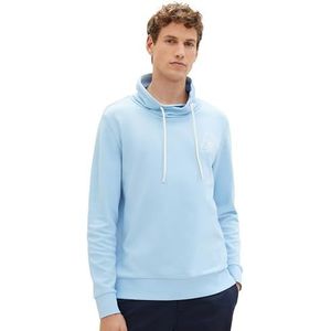 TOM TAILOR Sweatshirt voor heren, 34231 - Blue Beige Inject Stripe, 3XL