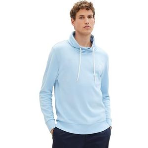 TOM TAILOR Sweatshirt voor heren, 34231 - Blue Beige Inject Stripe, L