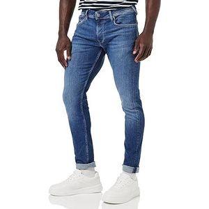 Pepe Jeans Finsbury Jeans voor heren, Blauw (Denim-hs6), 36W / 32L