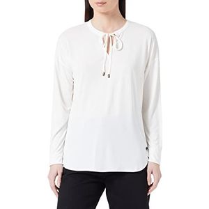 Garcia Dames T-shirt met lange mouwen, gebroken wit, S