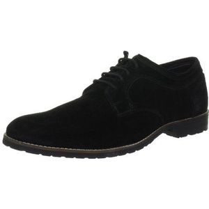 s.Oliver Casual veterschoenen voor heren, Black Schwarz Zwart 1, 47 EU