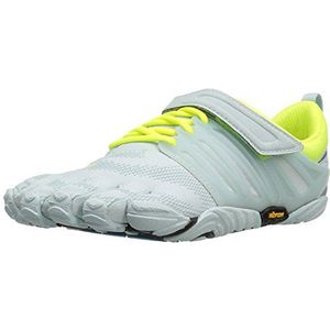 Vibram FiveFingers Dames V-Train Sneakers, Wit Lichtblauw Veiligheid Geel, 37 EU