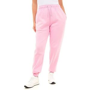 M17 Womens dames gerecycleerde joggingbroek casual joggingbroek manchetten zoom lounge broek elastische yoga broek workout trainingspak zakken, roze, S