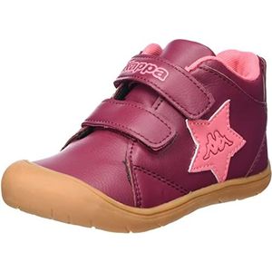 Kappa Unisex Kids Tops M Sneakers, grijs/roze (zink/hibiskus), 25 EU